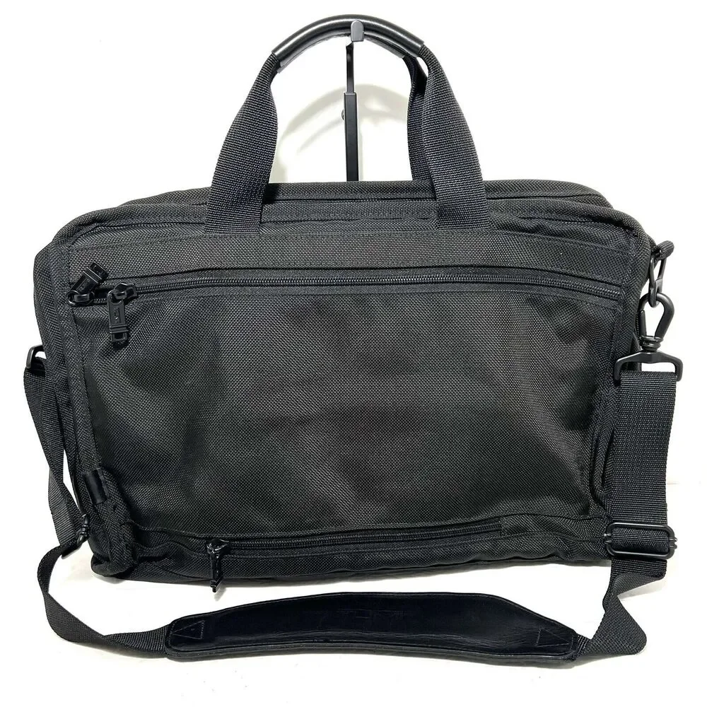 Tumi Alpha Nylon Expandable Organizer Laptop/Computer Briefcase Bag